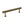 Millhouse Brass Paddington Spiral T-Bar Cabinet Pull Handle 128mm by Atlantic Hardware