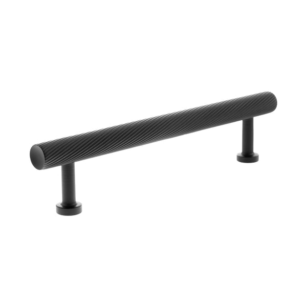 Millhouse Brass Paddington Spiral T-Bar Cabinet Pull Handle 128mm by Atlantic Hardware