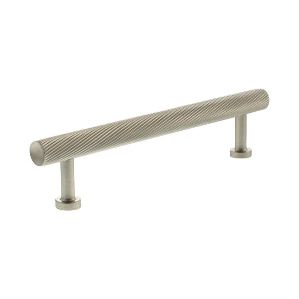 Millhouse Brass Paddington Spiral T-Bar Cabinet Pull Handle 128mm by Atlantic Hardware