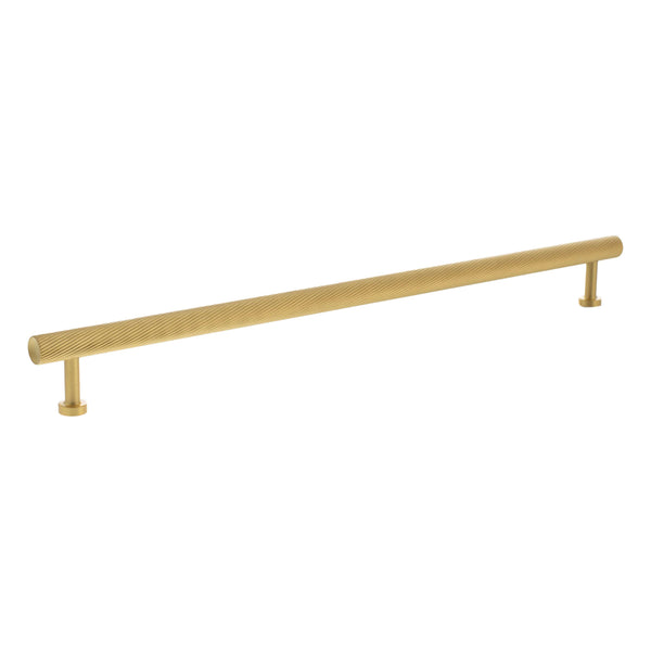 Millhouse Brass Paddington Spiral T-Bar Cabinet Pull Handle 320mm by Atlantic Hardware