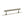 Millhouse Brass Paddington Spiral T-Bar Cabinet Pull Handle on Backplate 128mm by Atlantic Hardware