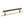 Millhouse Brass Paddington Spiral T-Bar Cabinet Pull Handle on Backplate 160mm by Atlantic Hardware