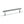 Millhouse Brass Paddington Spiral T-Bar Cabinet Pull Handle on Backplate 160mm by Atlantic Hardware