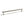 Millhouse Brass Paddington Spiral T-Bar Cabinet Pull Handle on Backplate 320mm by Atlantic Hardware