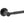 Millhouse Brass Mason Knurled Lever Door Handle on 5mm Slimline Round Rose by Atlantic Hardware