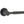 Millhouse Brass Mason Knurled Lever Door Handle on 5mm Slimline Round Rose by Atlantic Hardware