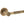 Millhouse Brass Mason Knurled Lever Door Handle on 5mm Slimline Round Rose - Yester Bronze - Default