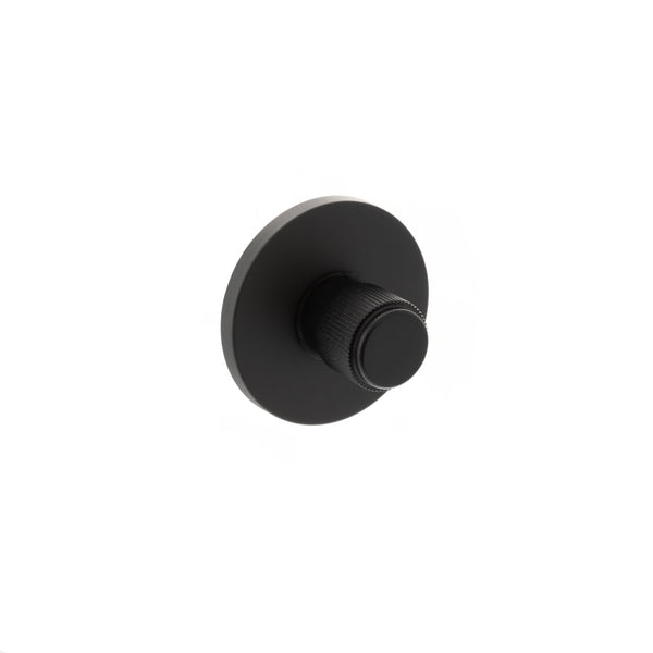 Millhouse Brass Linear WC Turn and Release on 5mm Slimline Round Rose by Atlantic Hardware