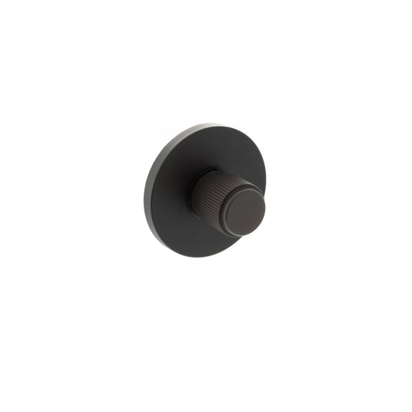 Millhouse Brass Linear WC Turn and Release on 5mm Slimline Round Rose by Atlantic Hardware