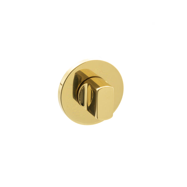 Millhouse Brass WC Turn and Release on 5mm Slimline Round Rose by Atlantic Hardware