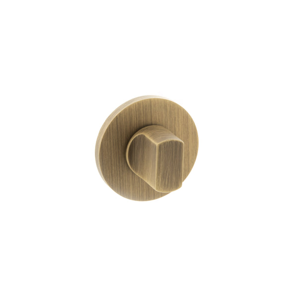 Millhouse Brass WC Turn and Release on 5mm Slimline Round Rose - Yester Bronze by Atlantic Hardware