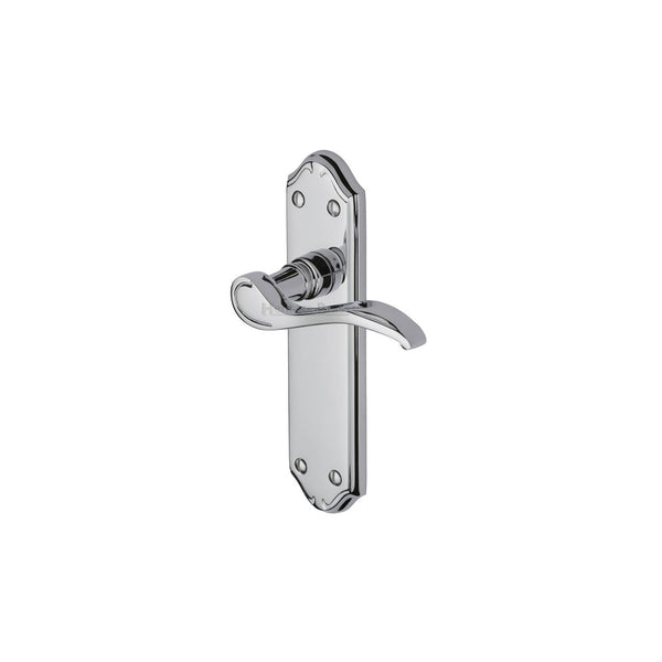 Verona Small Door Handle on Plate by M Marcus - Heritage Brass