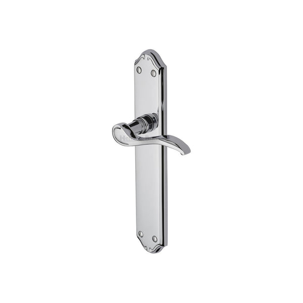 Verona Door Handle on Plate by M Marcus - Heritage Brass