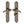 Verona Door Handle on Plate by M Marcus - Heritage Brass