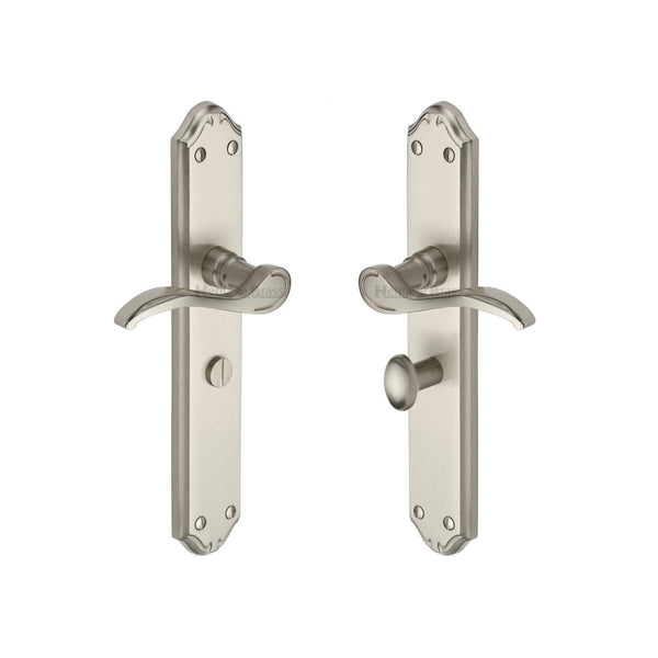 Verona Door Handle on Plate by M Marcus - Heritage Brass