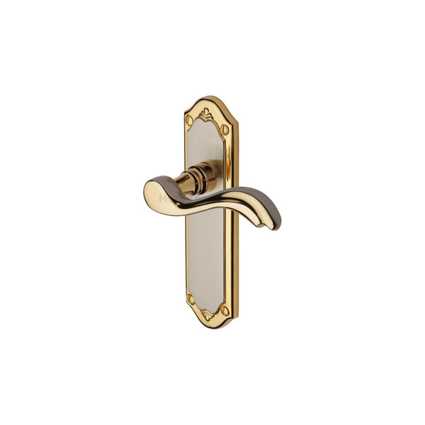 Lisboa Door Handle on Plate by M Marcus - Heritage Brass