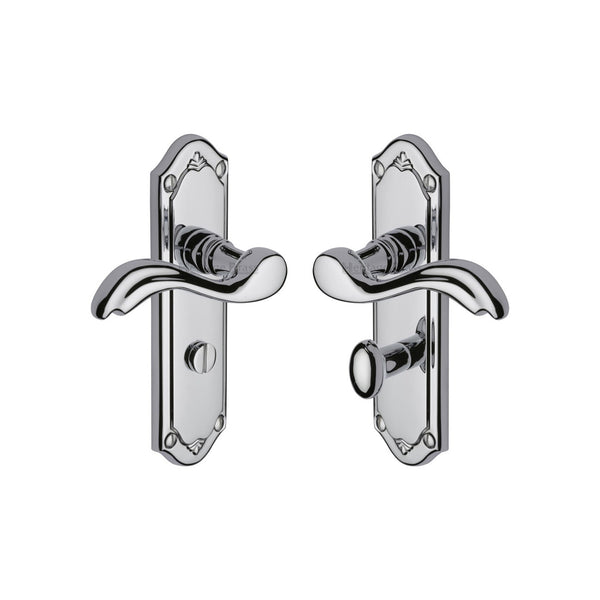 Lisboa Door Handle on Plate by M Marcus - Heritage Brass