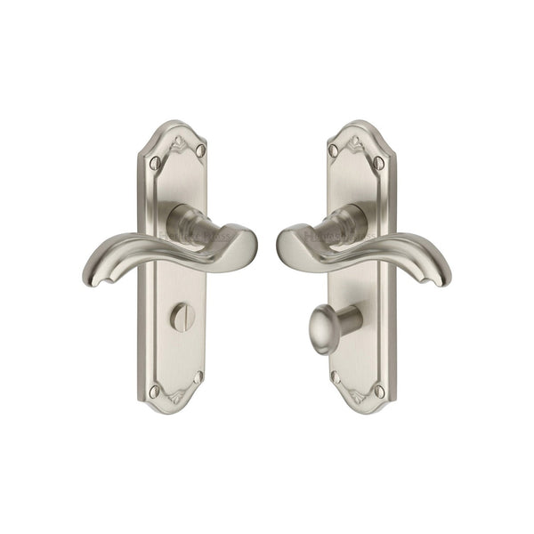 Lisboa Door Handle on Plate by M Marcus - Heritage Brass