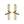 Bauhaus LH Door Handle on Plate by M Marcus - Heritage Brass