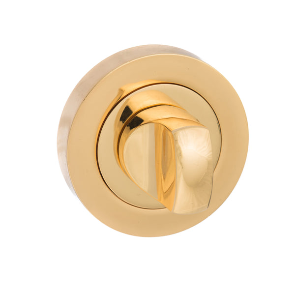 Mediterranean WC Turn and Release on Round Rose by Atlantic Hardware