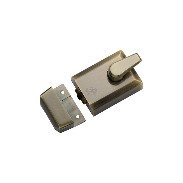 60mm Roller Bolt Nightlatch NL-R3060 by M Marcus - Heritage Brass