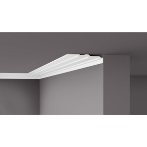 Noel & Marquet, AD21 Art Deco 2m Coving Profile, Cornice Moulding, AD21, Art Deco, Cornice Moulding