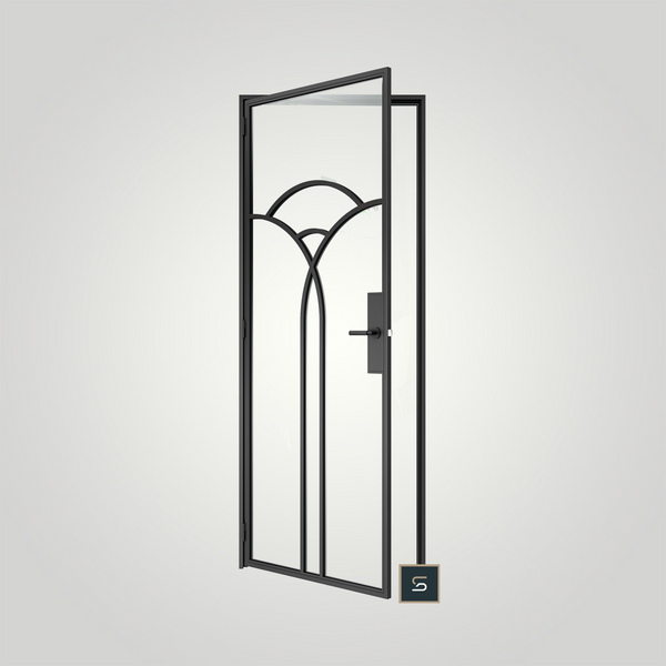 STEELUX DOORS®, "NOUVEAU" SINGLE OPENING DOOR, , 