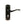 Old English Warwick Key Lever Door Handle on Backplate by Atlantic Hardware
