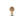 Old English Bridlington Wood Reeded Beehive Door Knob on Face Fix Rose - additional image