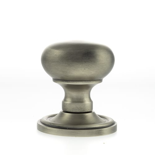 Old English Harrogate Solid Brass Mushroom Mortice Knob on Concealed Fix Rose - additional image