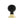 Old English Whitby Ebony Wood Reeded Beehive Mortice Knob on Face Fix Rose - additional image
