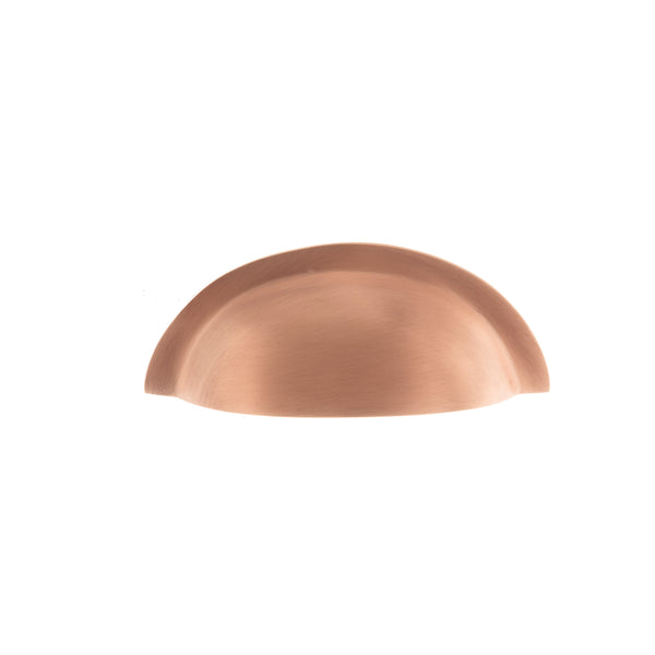 Old English Winchester Solid Brass Cabinet Cup Pull on Concealed Fix by Atlantic Hardware