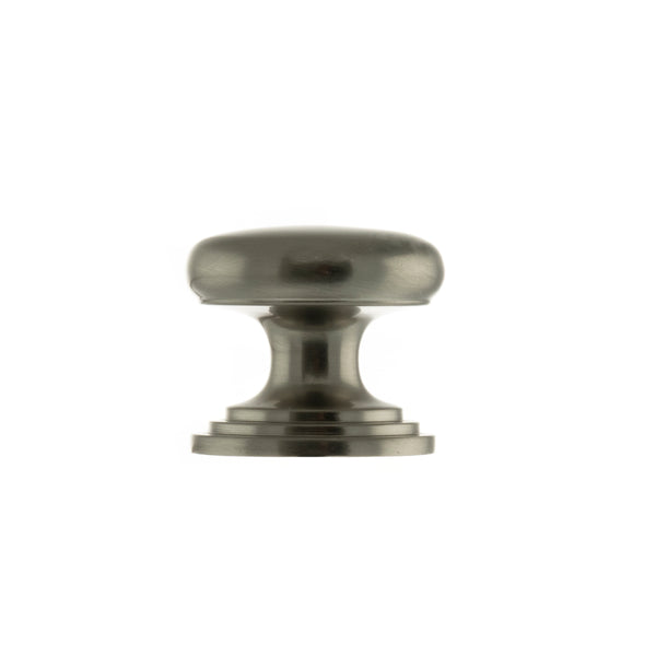 Old English Lincoln Solid Brass Victorian Cabinet Knob 32mm on Concealed Fix by Atlantic Hardware