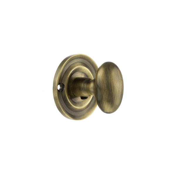 Old English Solid Brass Oval WC Turn and Release by Atlantic Hardware