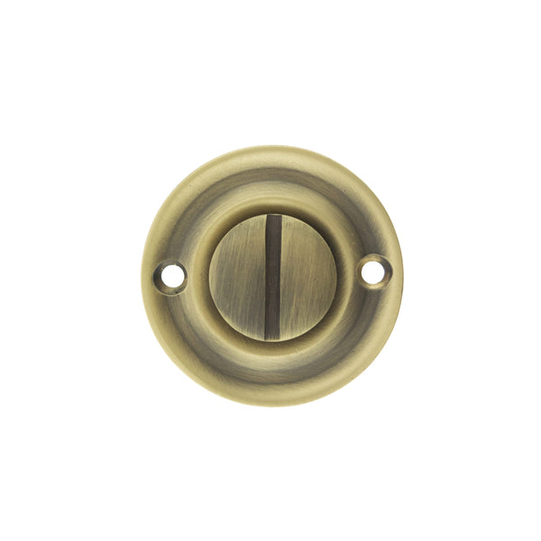 Old English Solid Brass Oval WC Turn and Release - additional image