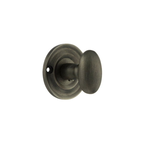 Old English Solid Brass Oval WC Turn and Release by Atlantic Hardware