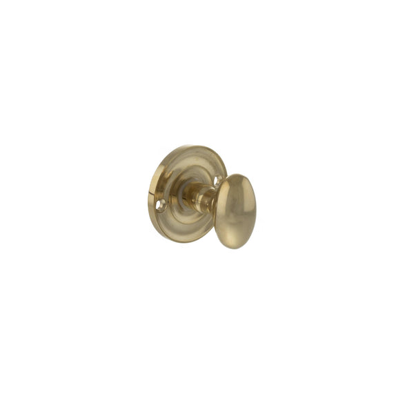 Old English Solid Brass Oval WC Turn and Release by Atlantic Hardware
