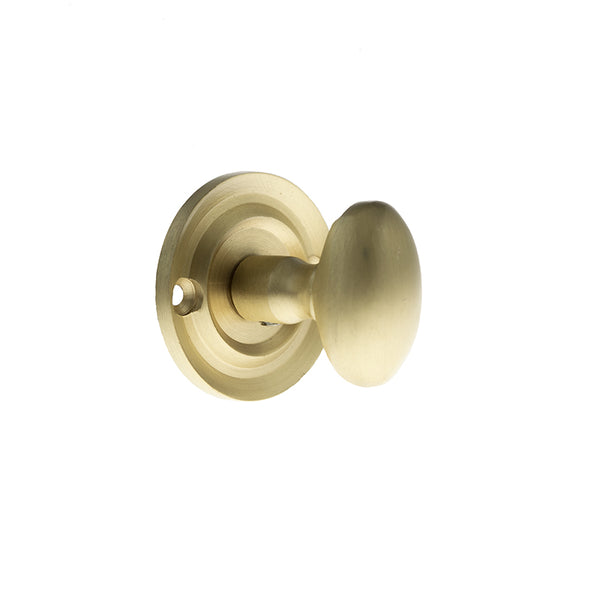 Old English Solid Brass Oval WC Turn and Release by Atlantic Hardware