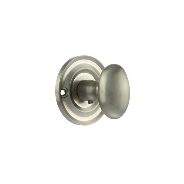 Old English Solid Brass Oval WC Turn and Release by Atlantic Hardware