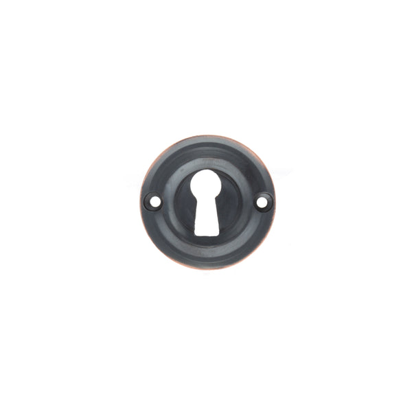 Old English Solid Brass Open Key Hole Escutcheons by Atlantic Hardware