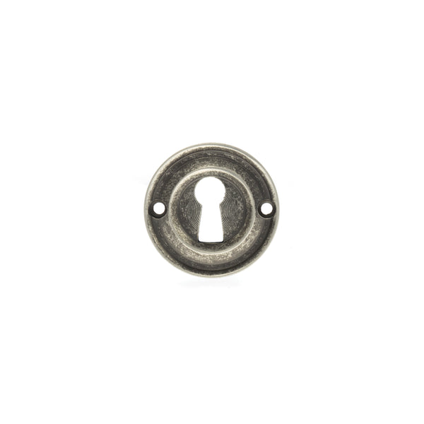 Old English Solid Brass Open Key Hole Escutcheons by Atlantic Hardware