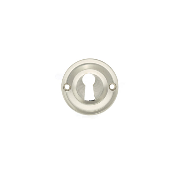 Old English Solid Brass Open Key Hole Escutcheons by Atlantic Hardware