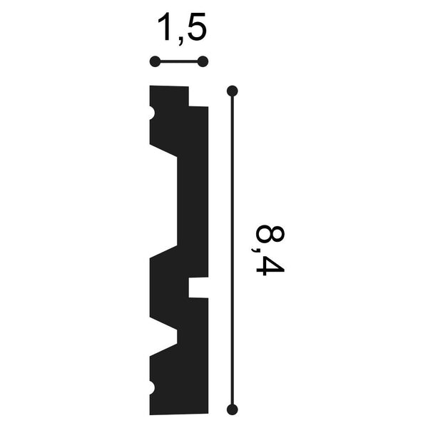 Orac Decor, P5051 Wall Moulding, Wall Moulding, Wall Moulding