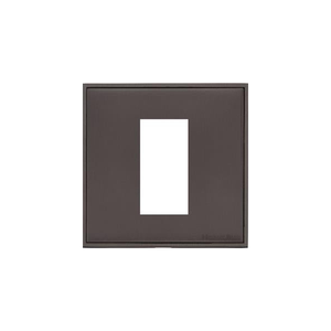 Vintage Range Matt Bronze Switches & Sockets, X09 - 1 Module Euro Plate by Heritage Brass By M-Marcus