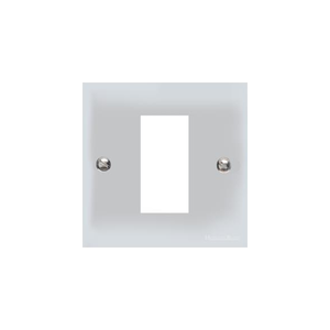 Richmond Elite Range Polished Chrome Switches & Sockets, LP2 - 1 Module Euro Plate by Heritage Brass By M-Marcus