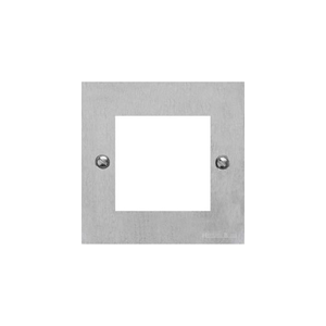 Richmond Elite Range Satin Chrome Switches & Sockets, LP3 - 2 Module Euro Plate by Heritage Brass By M-Marcus