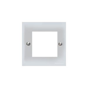 Victorian Elite Range Polished Chrome Switches & Sockets, R02 - 2 Module Euro Plate by Heritage Brass By M-Marcus
