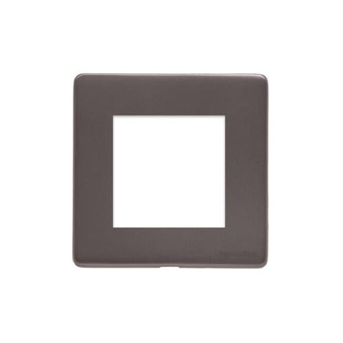 Verona Range Switches & Sockets - 2 Module Euro Plate by Heritage Brass By M-Marcus