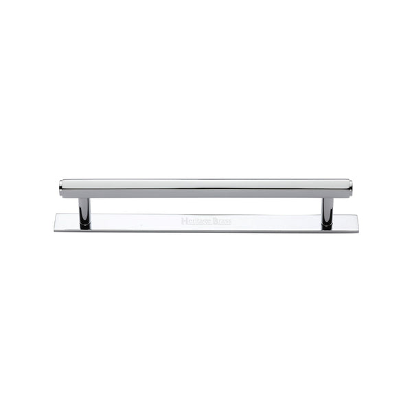 M Marcus - Heritage Brass, Hexagonal Cabinet Pull Handle with Plate, Cabinet Hardware, Cabinet Pull Handles