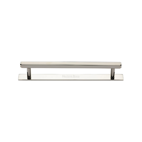 M Marcus - Heritage Brass, Hexagonal Cabinet Pull Handle with Plate, Cabinet Hardware, Cabinet Pull Handles